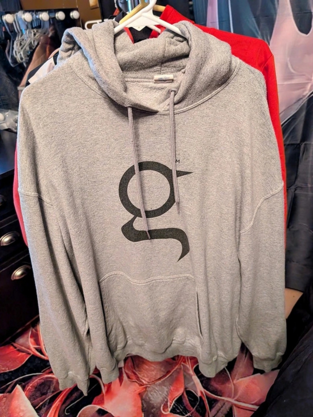 Port & Company Core Fleece Pullover Hooded Sweatshirt Gray 2XL
